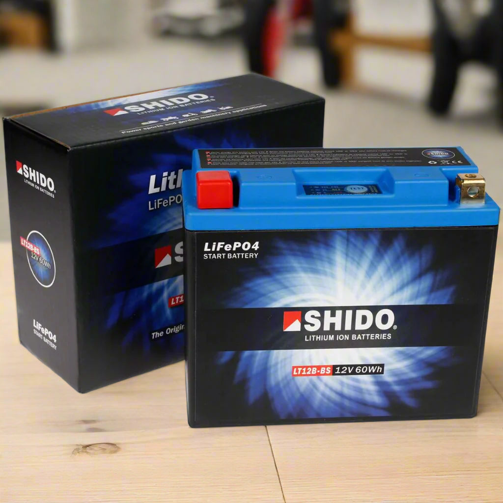 Shido LT12B -BS Batterie au lithium - léger et puissant
