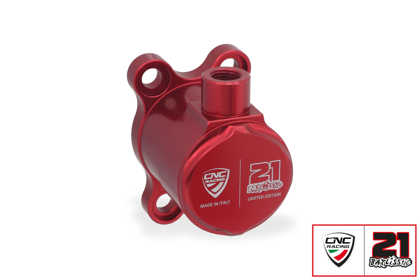 Troy Bayliss Limited Edition drukzuiger koppeling Ducati Diavel (2014-2018) productfoto kleur rood schuin aanzicht