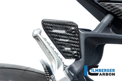 Passagier Heelplate carbon rechts glanzend Aprilia RSV4 (2025+)