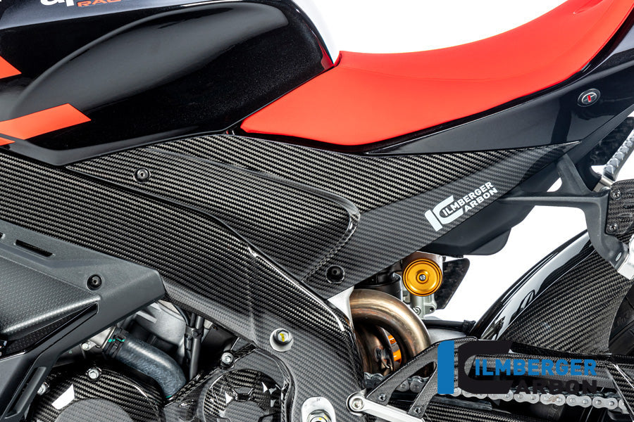 Tankcover zijpaneel links glanzend carbon Aprilia RSV4 Factory (2025+)
