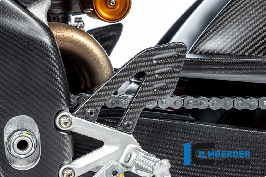 Heel Guard left matt carbon Aprilia Tuono V4 (2025+)