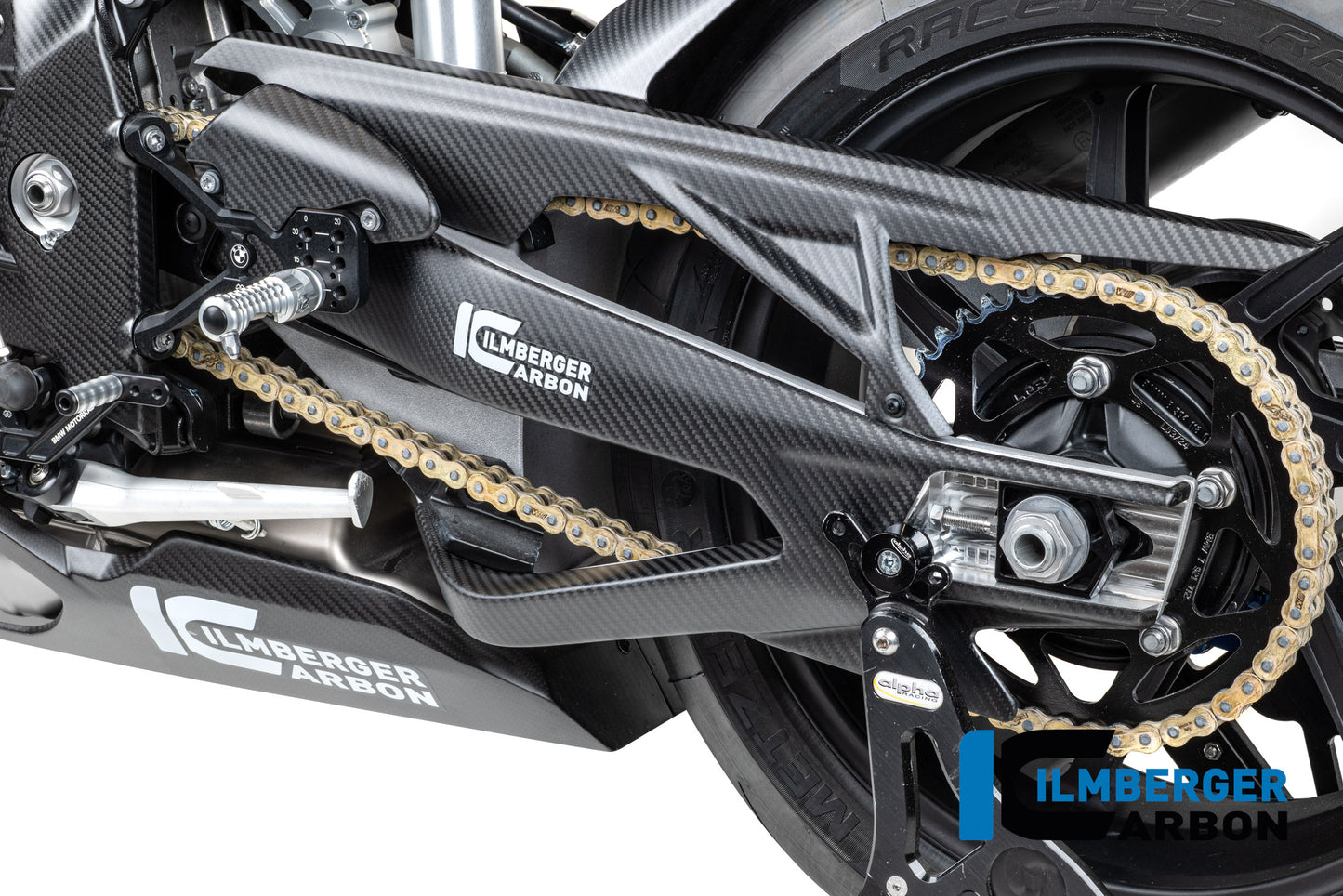 Achterbrug beschermer links mat carbon BMW M 1000 RR (2025+)