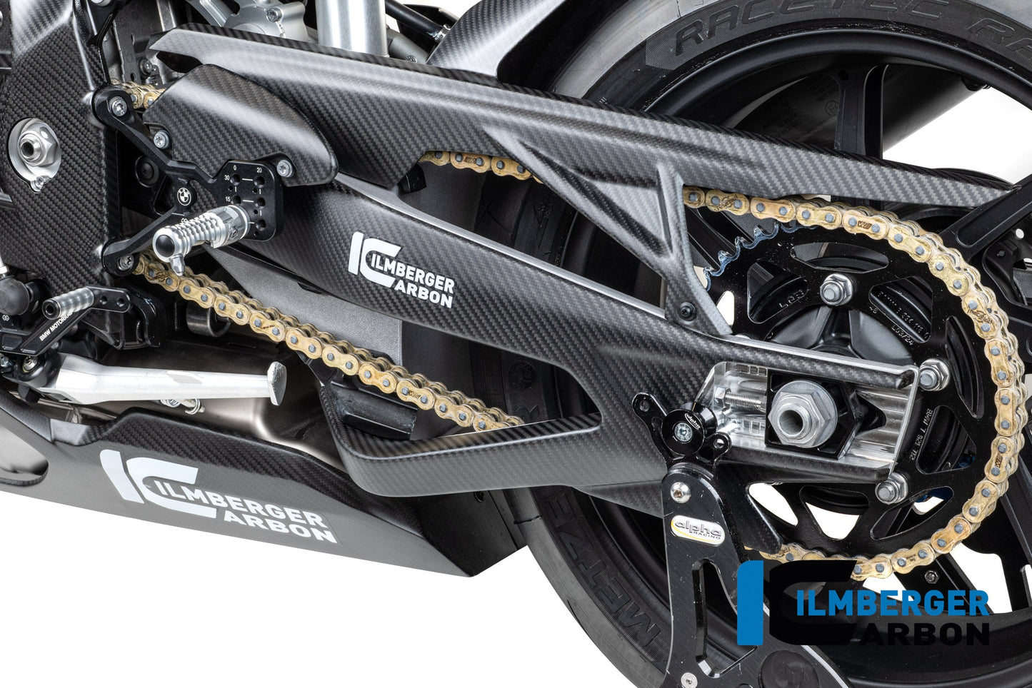 Achterbrug beschermer links mat carbon BMW S 1000 RR (2025+)