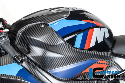 Tank zijpaneel links compleet mat carbon BMW M 1000 RR Street (2023-2024)