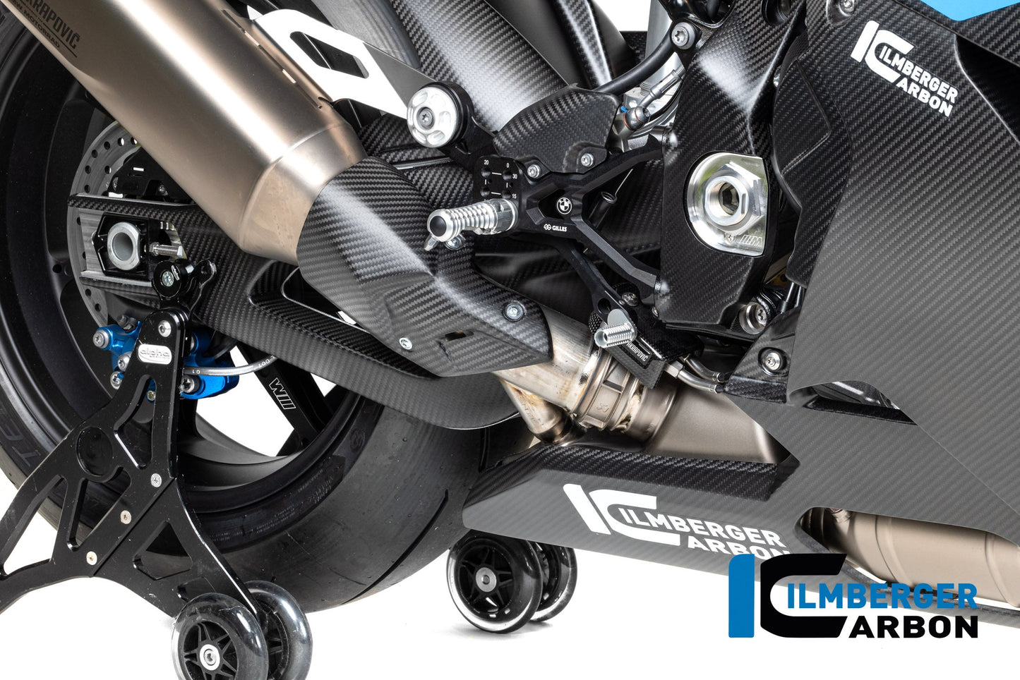 Achterbrug beschermer rechts mat carbon BMW M 1000 RR (2023-2024)