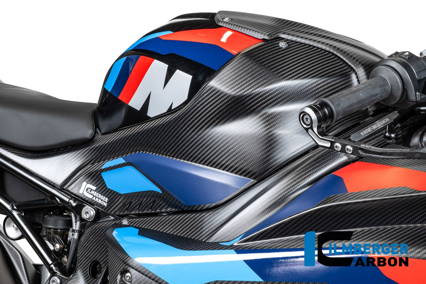 Tank zijpaneel rechts compleet mat carbon BMW S 1000 RR (2025+)