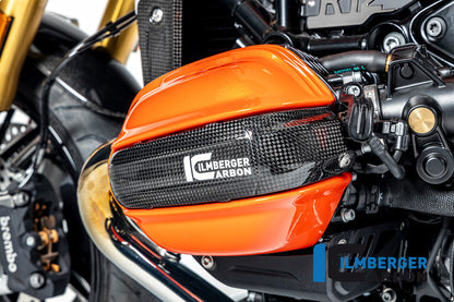 Couvure de bouchon d'allumage côté gauche carbone brillant r 12 neuf t 2024+