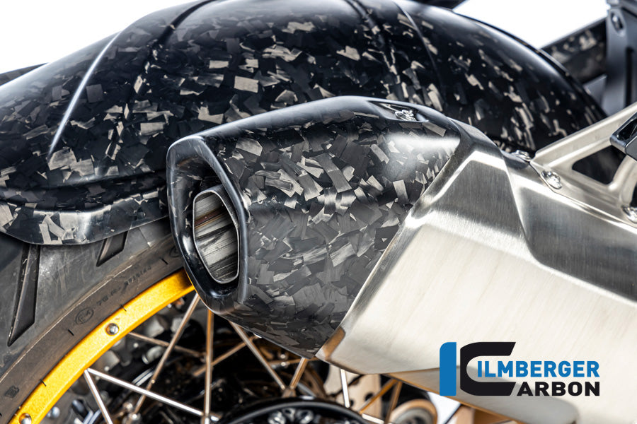 Rear Silencer Protector Matt BDC Carbon BMW R1300GS Adventure Trophy 2024+