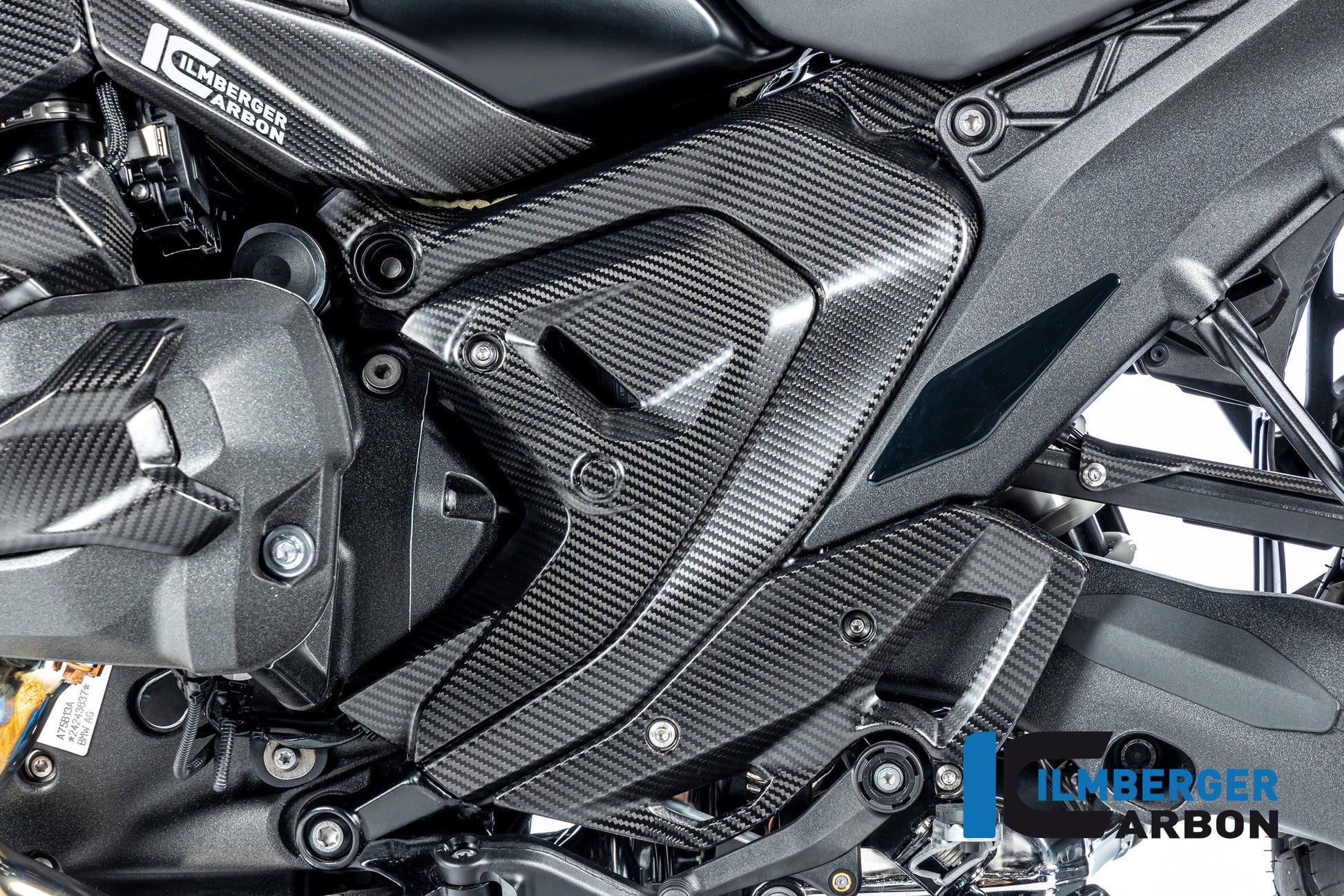 Frame Cover Left Matt Carbon BMW R1300GS Adventure Triple Black 2024+