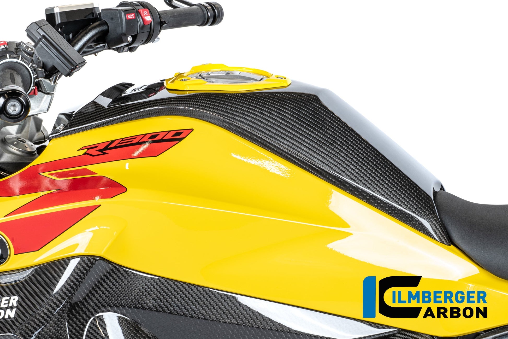 Tankafdekking boven carbon hoogglans BMW R1300R Exclusive (2025+)