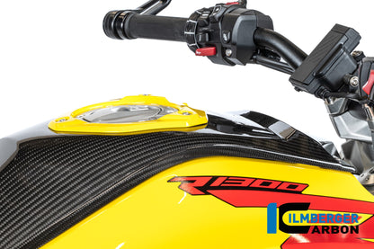 Tankafdekking boven carbon hoogglans BMW R1300RS Triple Black (2025+)