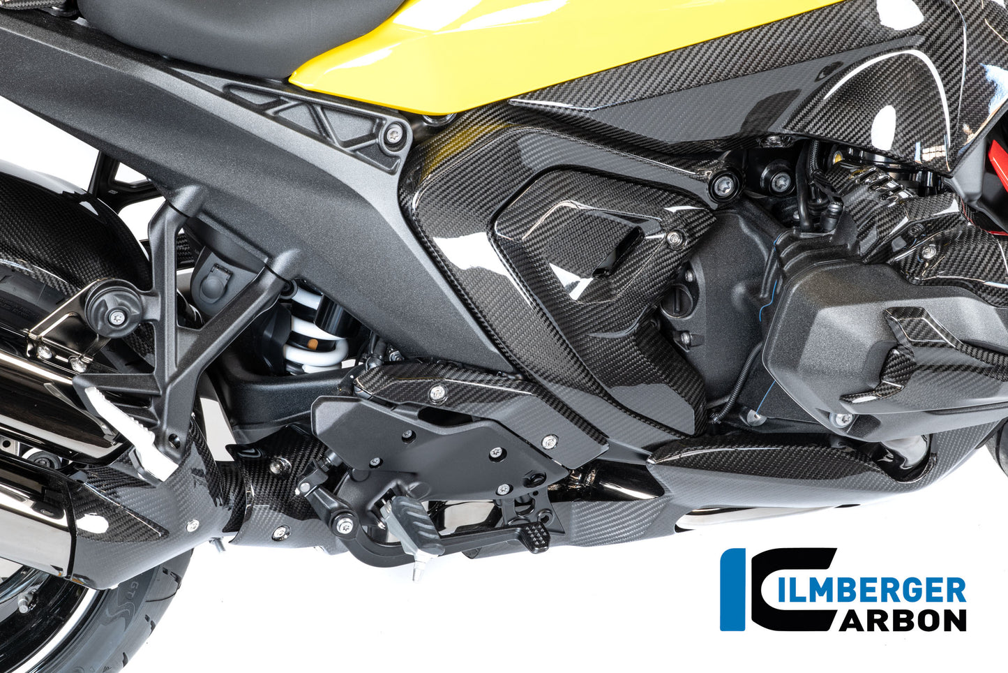 Binnenste uitlaat hitteschild onder carbon hoogglans BMW R1300RS (2025+)