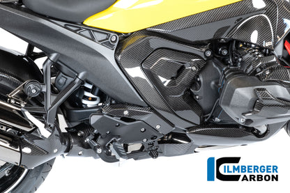Binnenste uitlaat hitteschild onder carbon hoogglans BMW R1300RS (2025+)