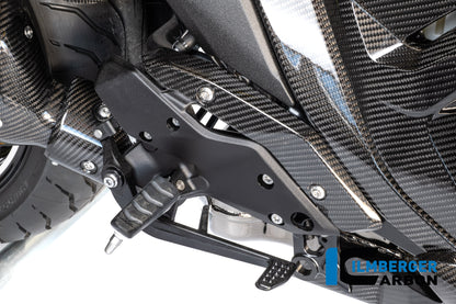 Binnenste uitlaat hitteschild onder carbon hoogglans BMW R1300RS (2025+)
