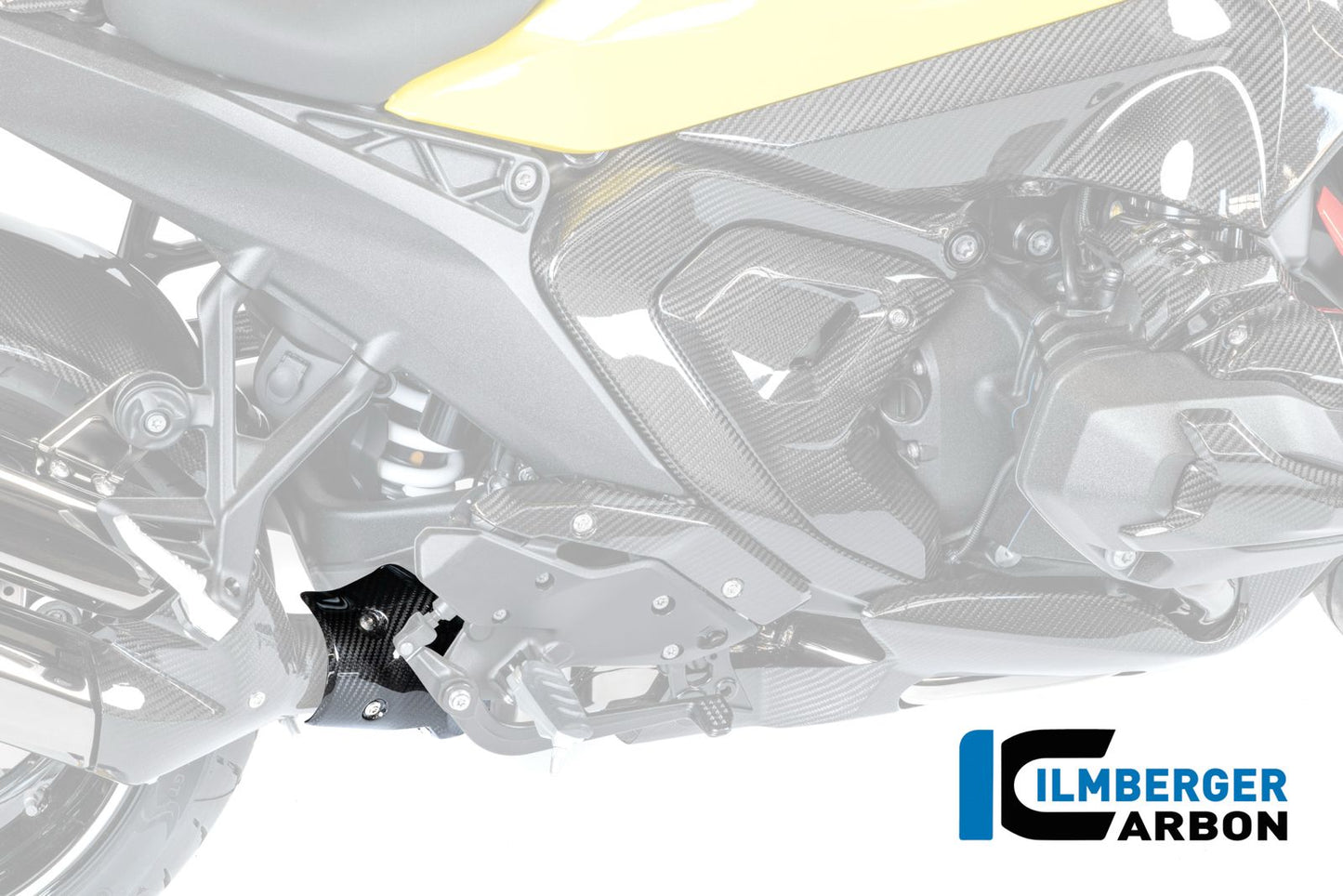 Binnenste uitlaat hitteschild onder carbon hoogglans BMW R1300RS Performance (2025+)
