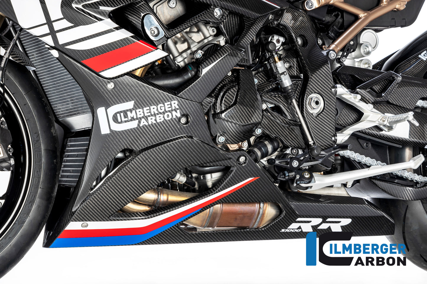 Pan de ventre pour échappement complet d'échappement BMW S1000RR (2019-2022)