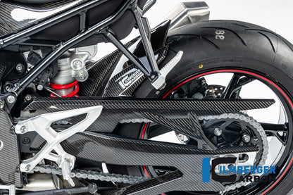 Achterspatbord (hugger) incl. kettingbeschermer glanzend carbon BMW M 1000 RR Street (2025+)