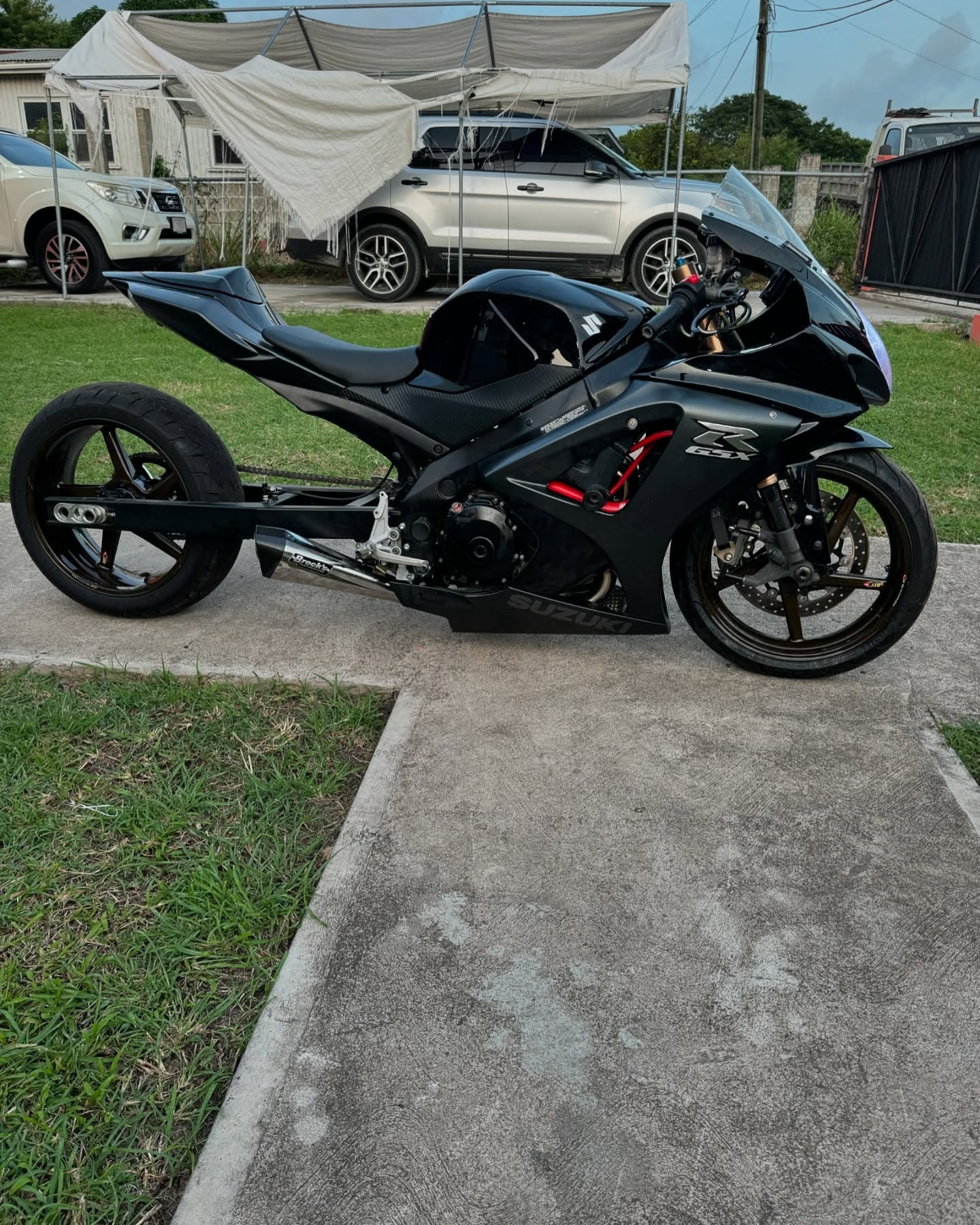BST Carbon Achtervelg Diamond TEK 6,0 x 17" Suzuki GSX-R1000 (2005-2008)
