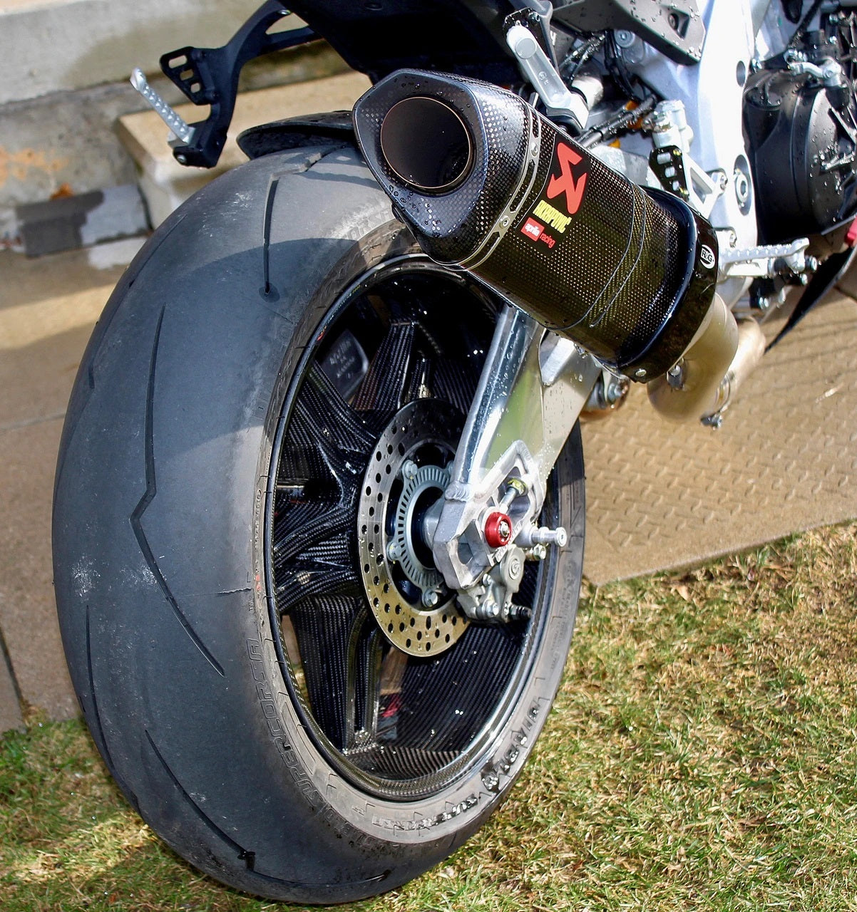 BST Carbone arrière RIM Rapid Tek 6.75 x 17 "Honda CBR 1000RR Fireblade / Sp 2009 à 2016