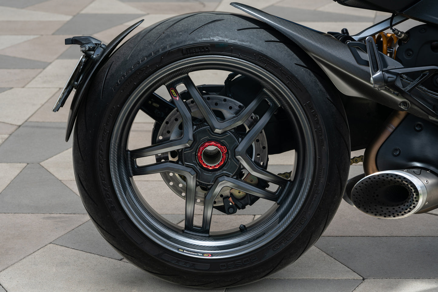 BST Carbone Front Rim Rapid Tek 3,5 x 17 "Ducati Diavel V4S
