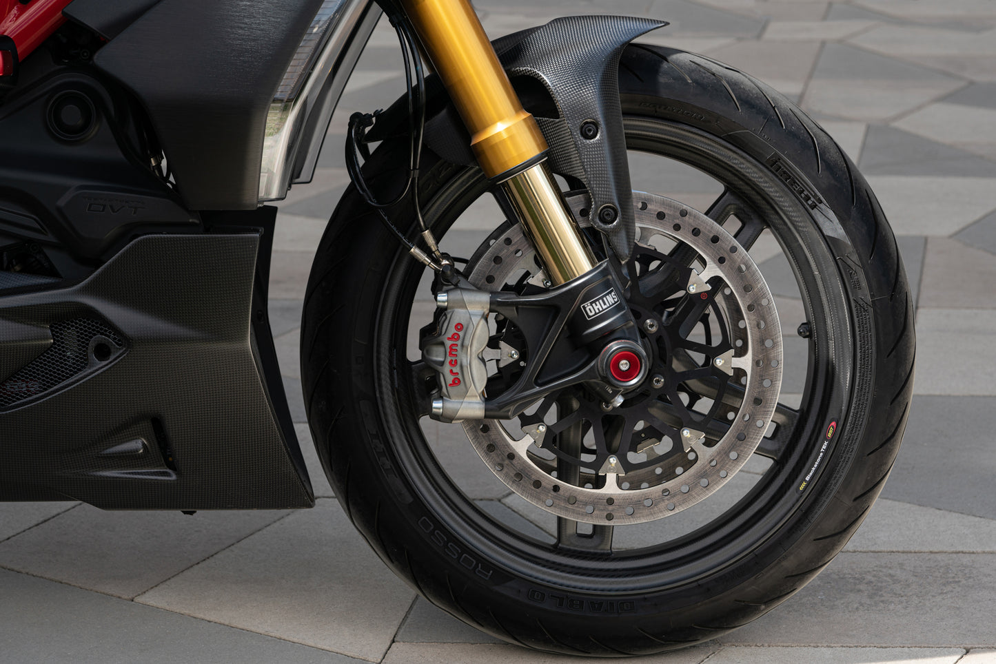 BST Carbone arrière Rim Rapid Tek 8,5 x 17 "Ducati Diave V4 V4S