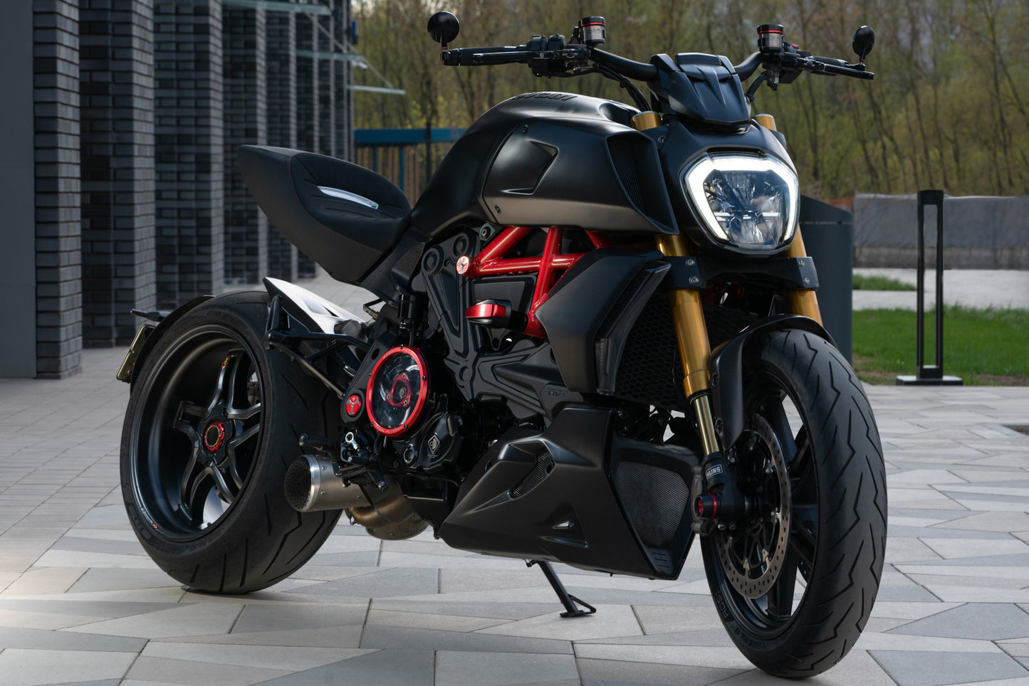 BST Carbone Front Rim Rapid Tek 3,5 x 17 "Ducati Diavel V4S