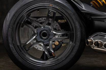 BST Carbone arrière Rim Rapid Tek 8,5 x 17 "Ducati Diave V4 V4S