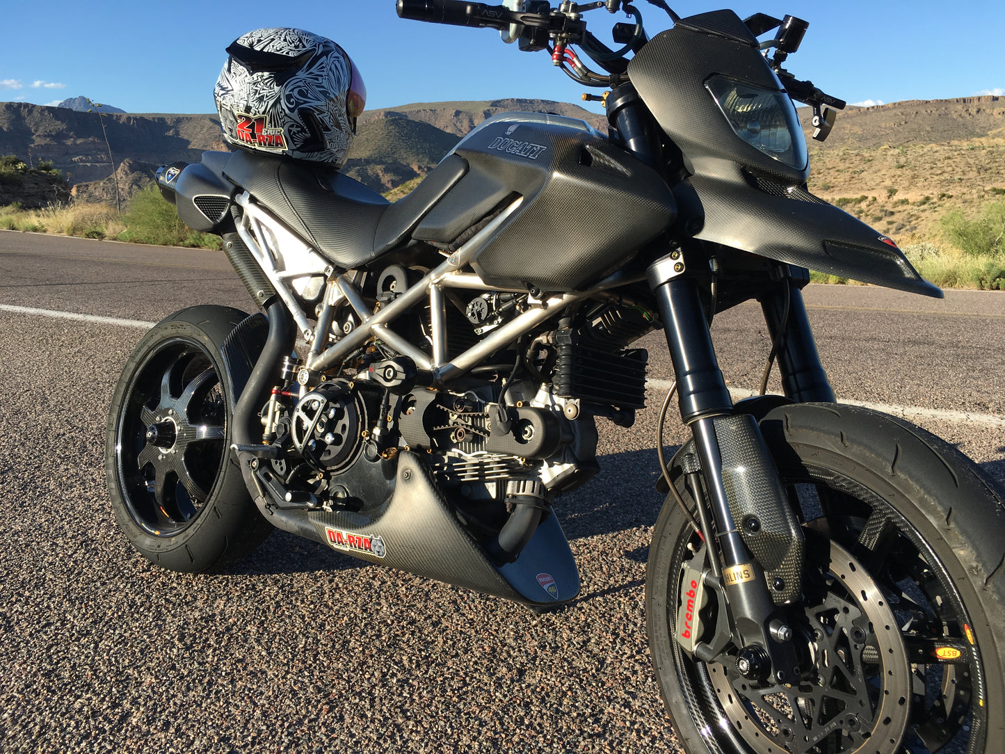 BST Torque TEK 5x16'' carbon achtervelg voor Harley Davidson VRSCB V-Rod (2004-2005)