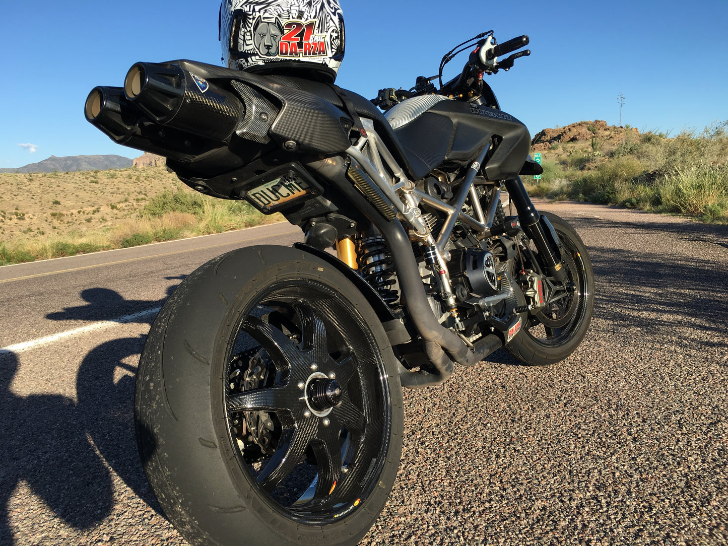BST Torque TEK 5.5x18'' carbon achtervelg voor Harley Davidson VRSCB V-Rod (2004-2005)