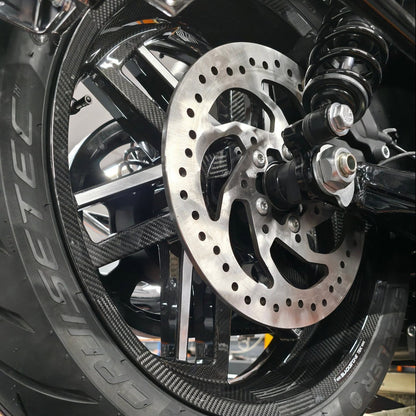 BST Reaper TEK 5.5x18'' carbon achtervelg voor Harley Davidson FXDWG Wida Glide (2008-2017)
