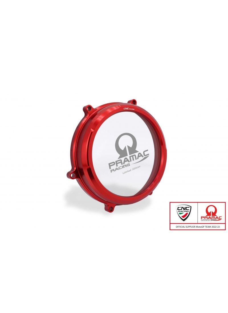 Couvercle d'embrayage transparent Pramac Racing Limited Edition Ducati Panigale V2 (2020+)