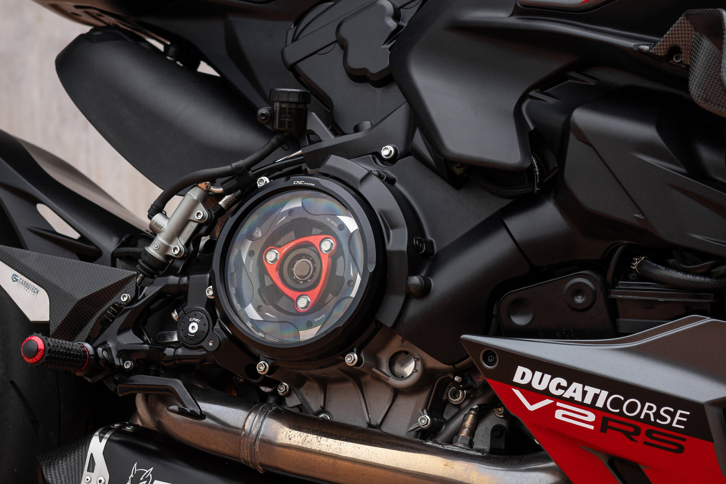 Couvercle de couplage transparent Ducati Streetfighter V2 (2022-2024)