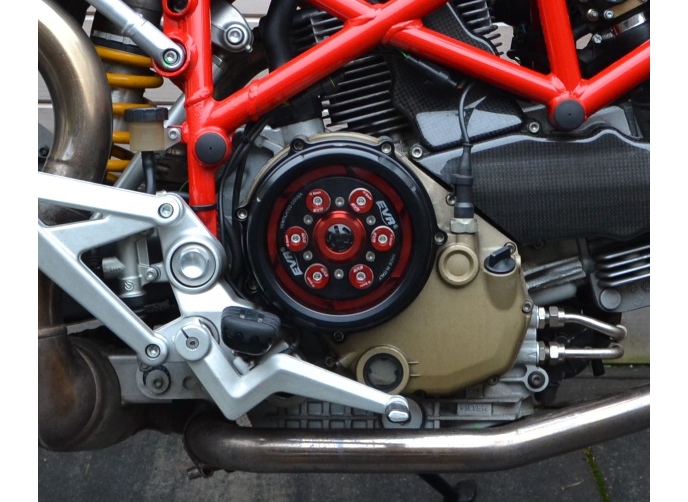 Transparant koppelingsdeksel 'Clear' voor Ducati Hypermotard 1100 (2007-2012)
