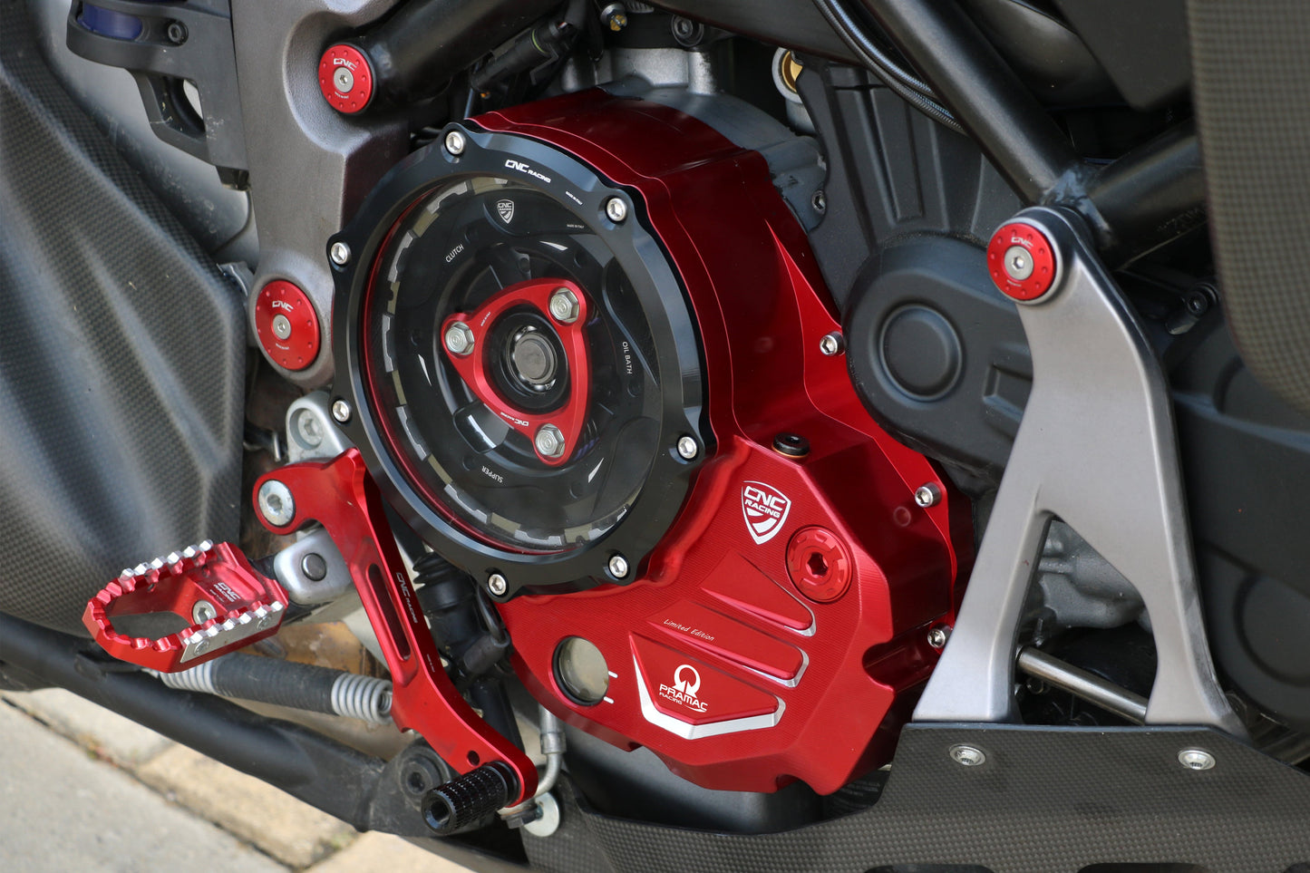 Couverture d'embrayage claire Pramac Racing Edition Ducati Ducati Diavev Strada (2013-2015)