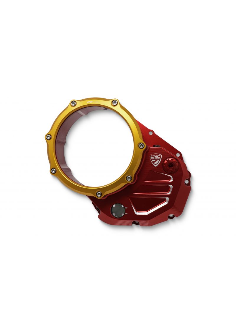 Couverture d'embrayage transparent ducati rouge-or ducati multistrada 1200 Pikes Peak (2016-2017)
