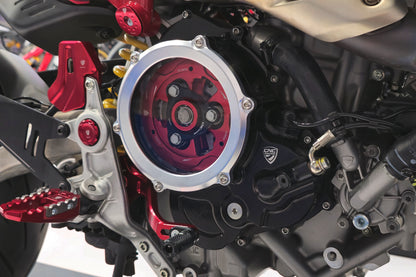 Couvercle d'embrayage transparent du bain d'huile Ducati Hypermotard 698 2024+