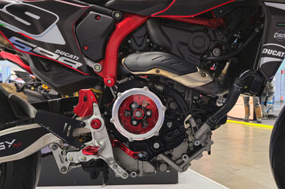 Couvercle d'embrayage transparent du bain d'huile Ducati Hypermotard 698 2024+