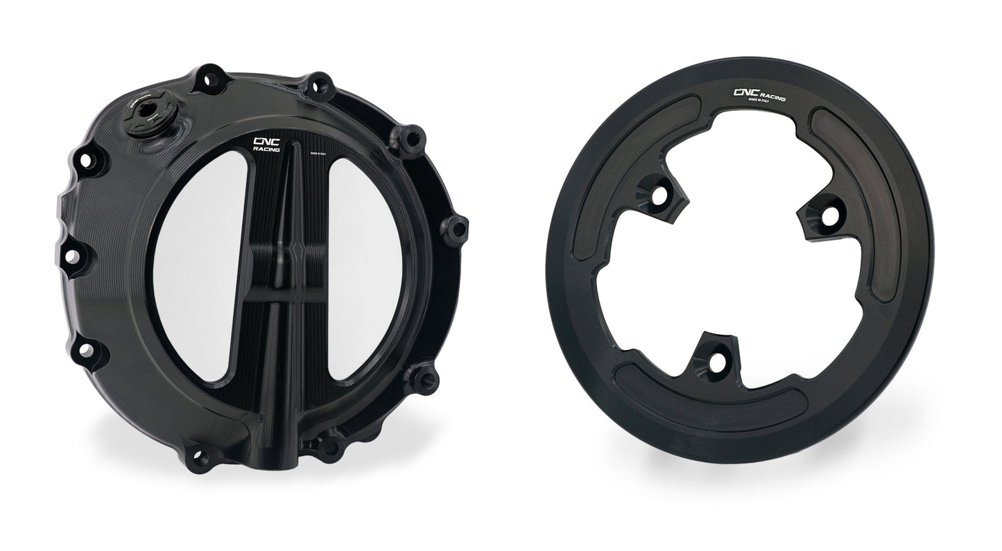Voordeelpakket transparant koppelingsdeksel + drukplaatcover BMW S1000RR Racing (2019-2025)