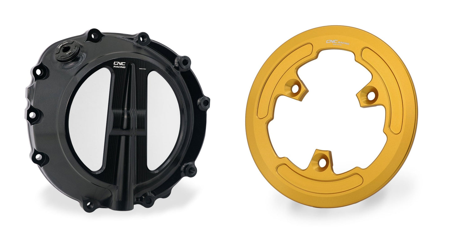 Voordeelpakket transparant koppelingsdeksel + drukplaatcover BMW M1000R (2025+)
