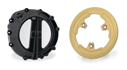 Voordeelpakket transparant koppelingsdeksel + drukplaatcover BMW S1000XR (2020-2023)