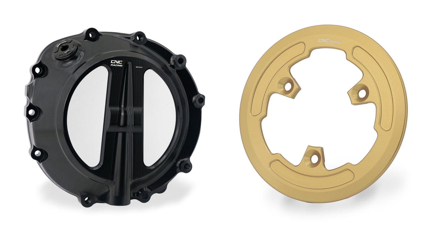 Voordeelpakket transparant koppelingsdeksel + drukplaatcover BMW M1000RR (2023-2024)