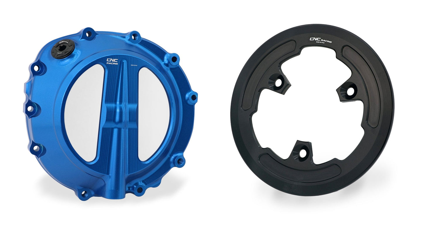 Voordeelpakket transparant koppelingsdeksel + drukplaatcover BMW M1000RR (2025+)