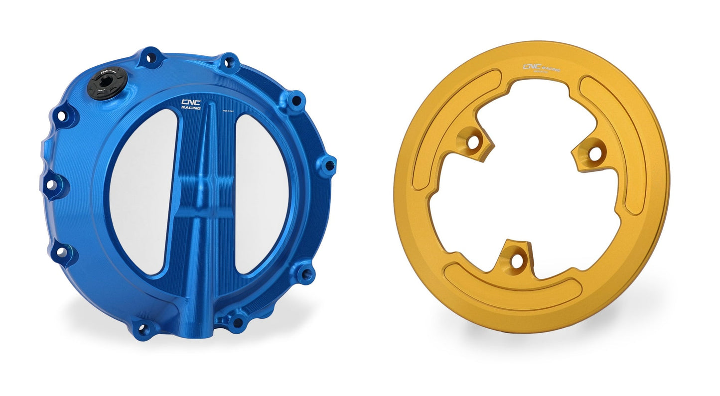 Voordeelpakket transparant koppelingsdeksel + drukplaatcover BMW M1000RR (2023-2024)