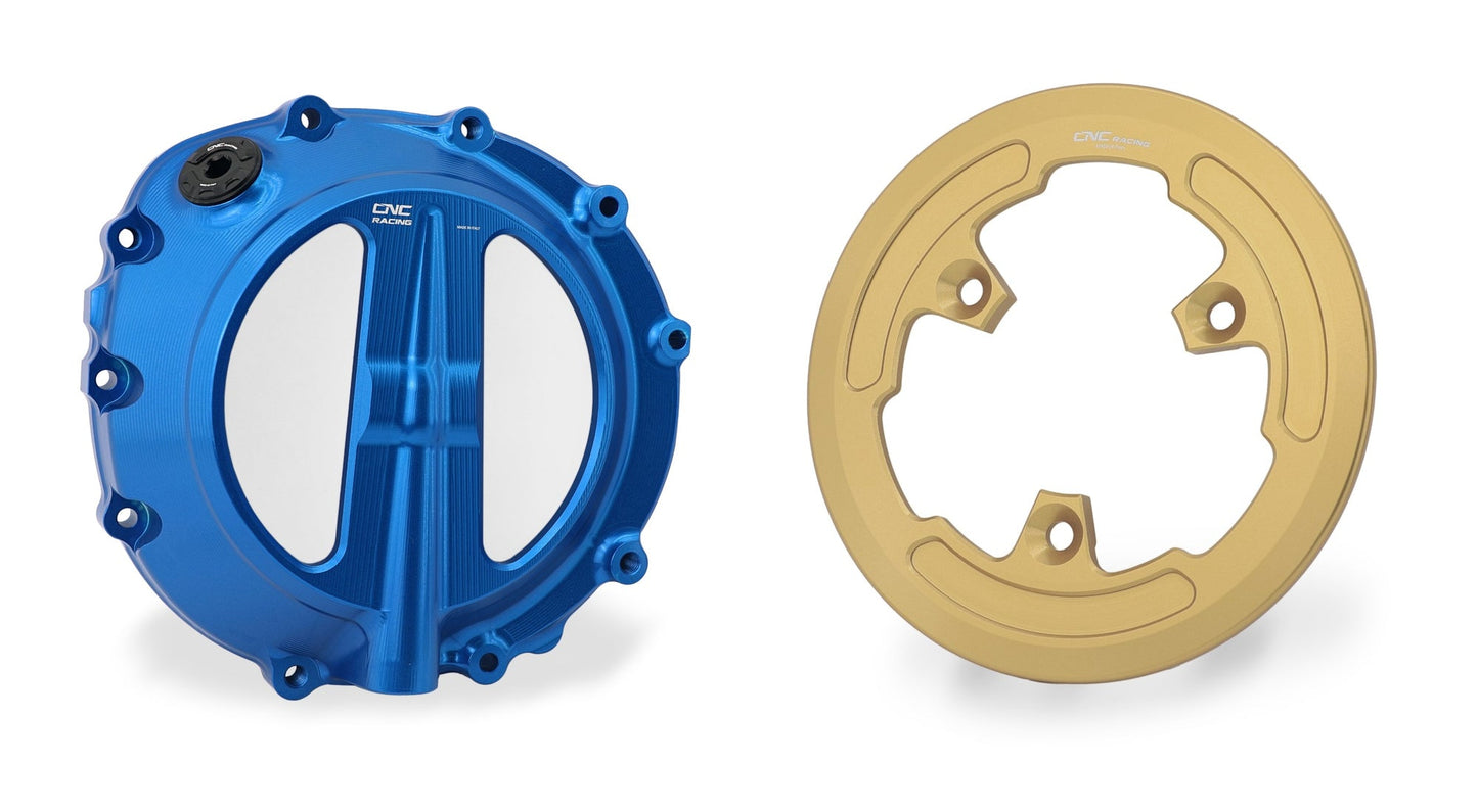 Voordeelpakket transparant koppelingsdeksel + drukplaatcover BMW M1000RR (2023-2024)