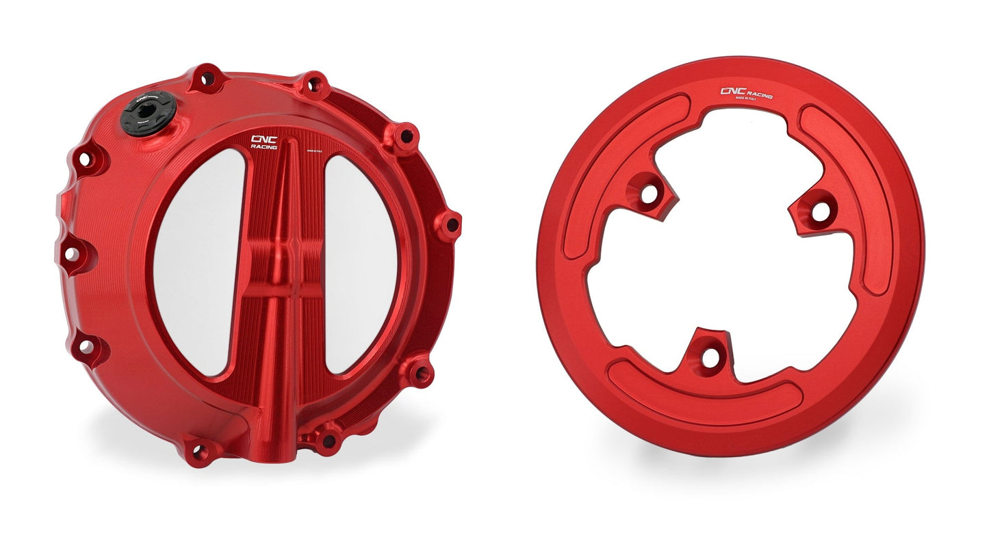 Voordeelpakket transparant koppelingsdeksel + drukplaatcover BMW M1000RR (2025+)