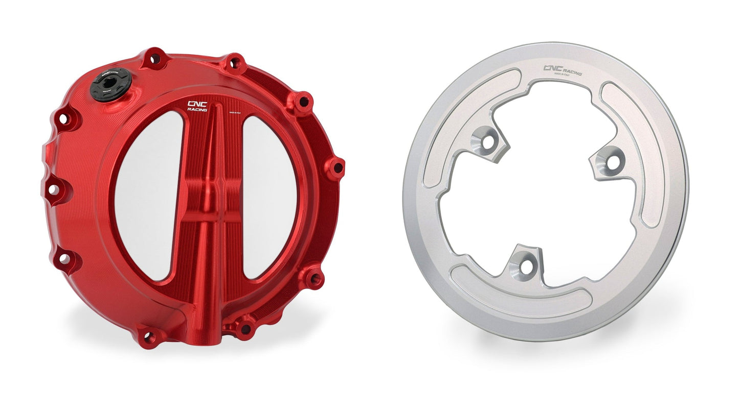 Voordeelpakket transparant koppelingsdeksel + drukplaatcover BMW M1000RR (2023-2024)