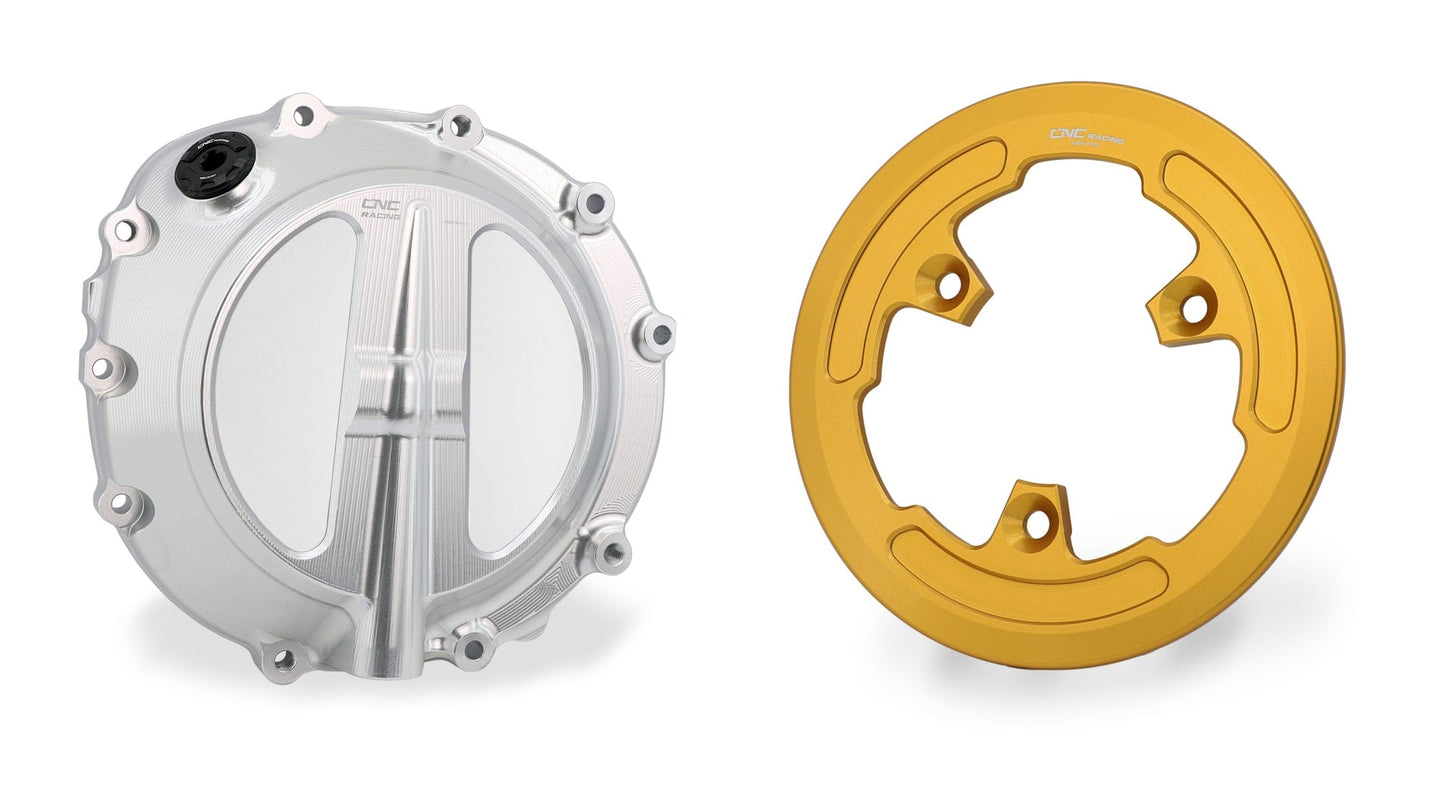 Voordeelpakket transparant koppelingsdeksel + drukplaatcover BMW M1000RR (2025+)