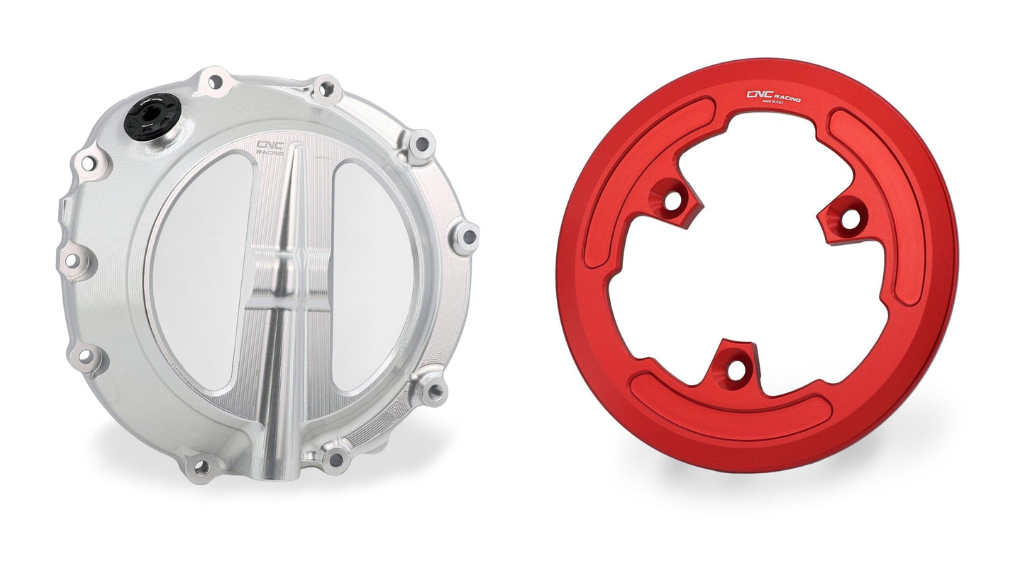 Voordeelpakket transparant koppelingsdeksel + drukplaatcover BMW M1000RR (2025+)