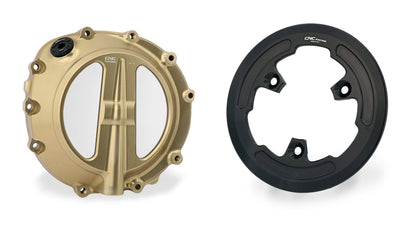 Voordeelpakket transparant koppelingsdeksel + drukplaatcover BMW M1000RR (2023-2024)