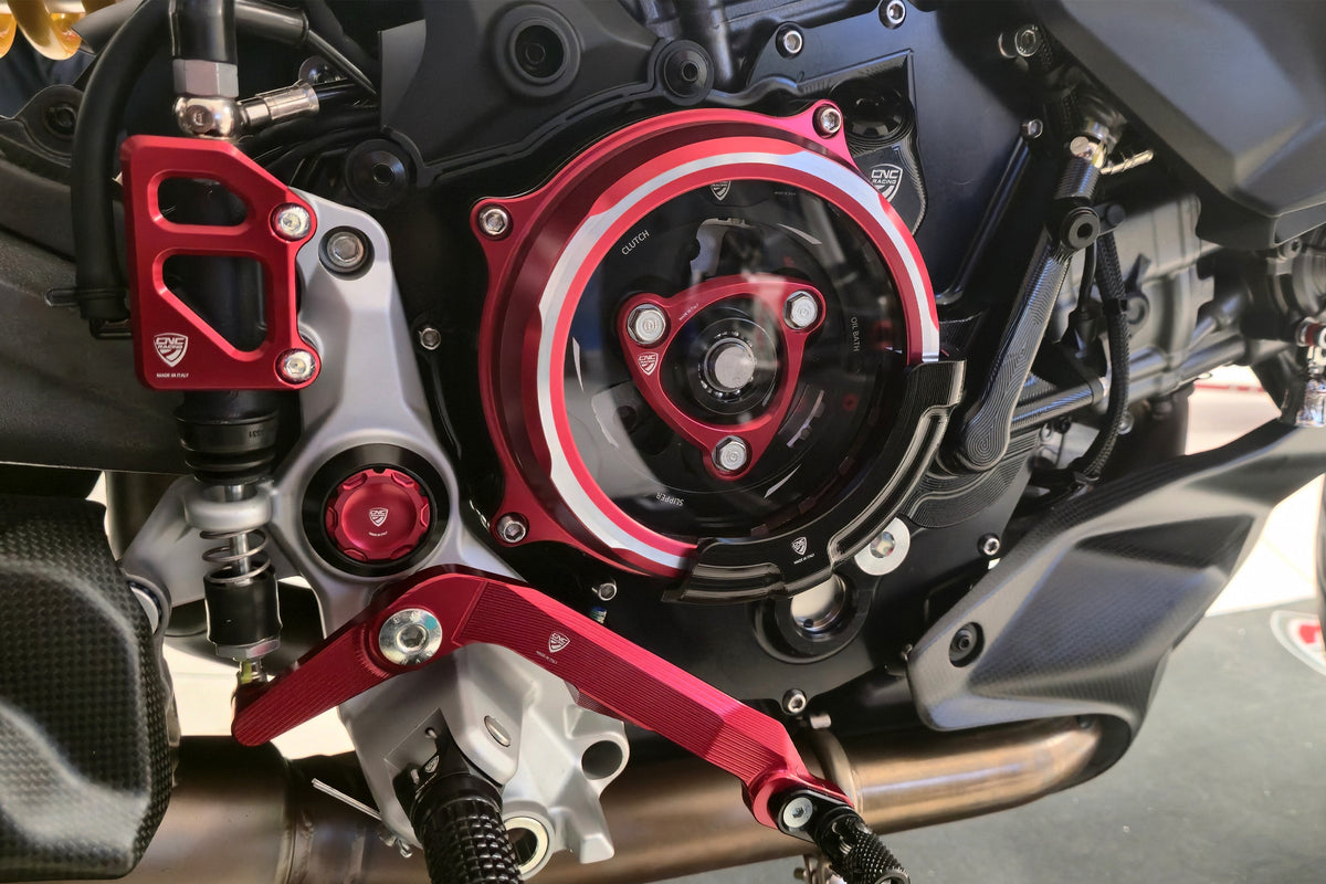 Transparant koppelingsdeksel Ducati Monster V2 Dark (2027+)